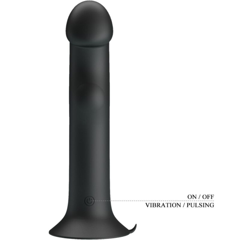 Pretty Love Murray vibratore nero con ventosa 12 modalita