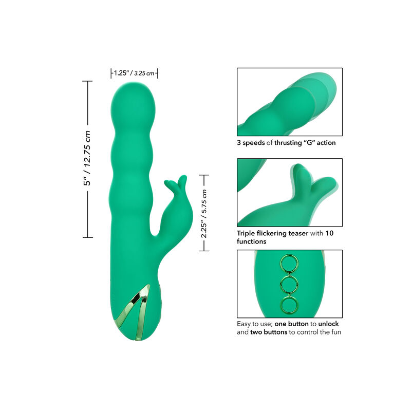 CalExotics Sonoma vibratore verde punto G