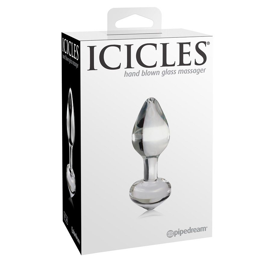 Pipedream Icicles N.44 Plug Anale Vetro Punto P