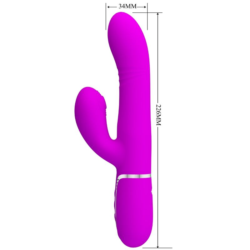 Pretty Love G-Spot Multifunzione vibratore rabbit 4 movimenti