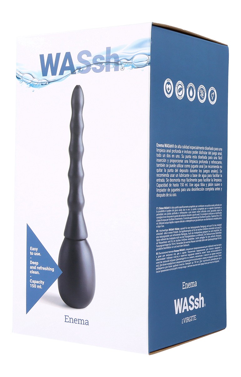 Wassh clistere anale nero 150 ml