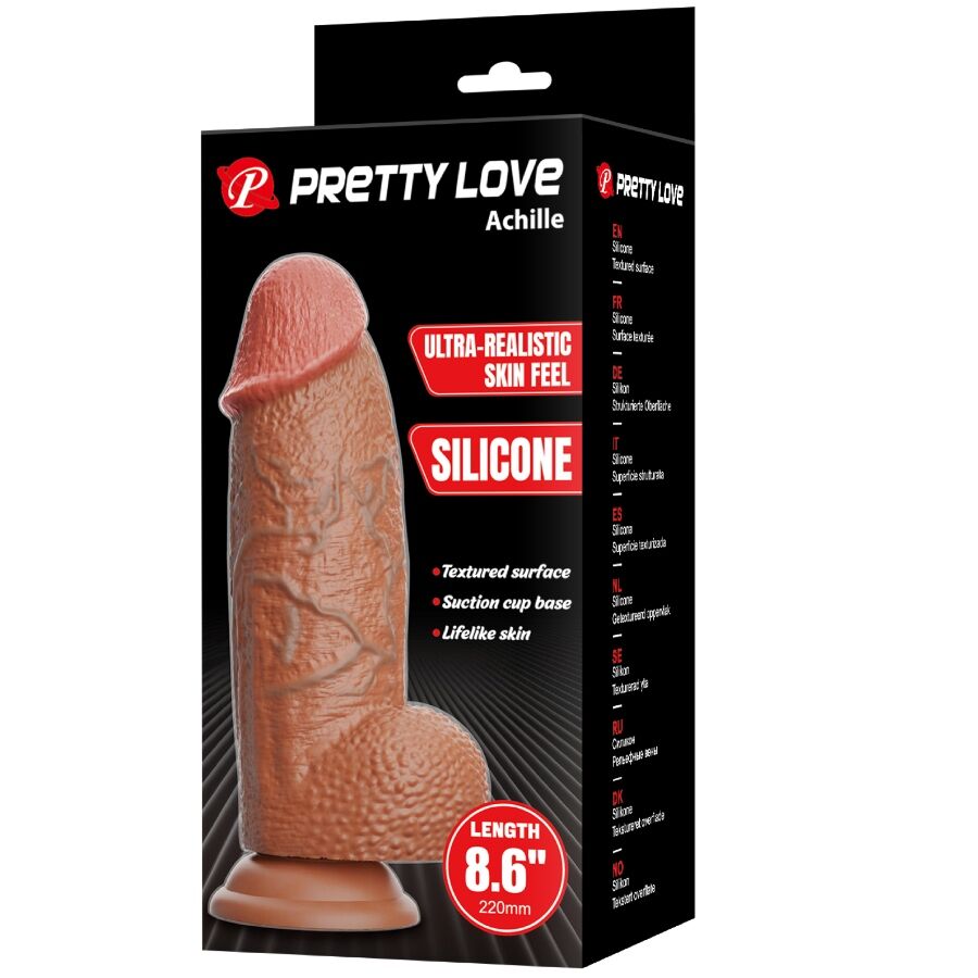 Pretty Love Achille dildo realistico con ventosa 22 cm
