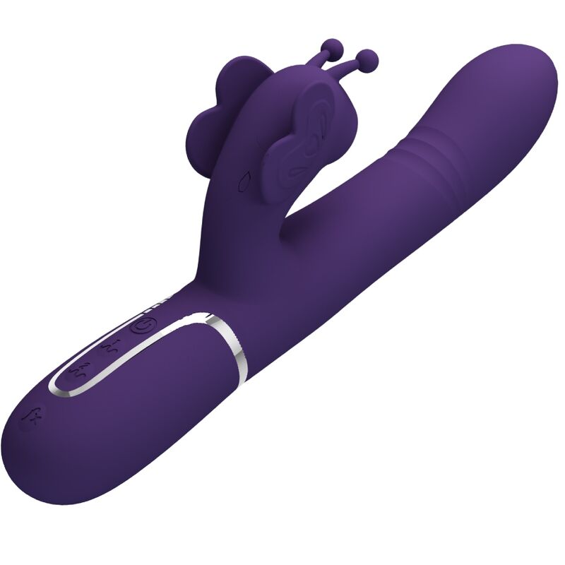 Pretty Love Farfalla 4 in 1 vibratore 4 motori viola