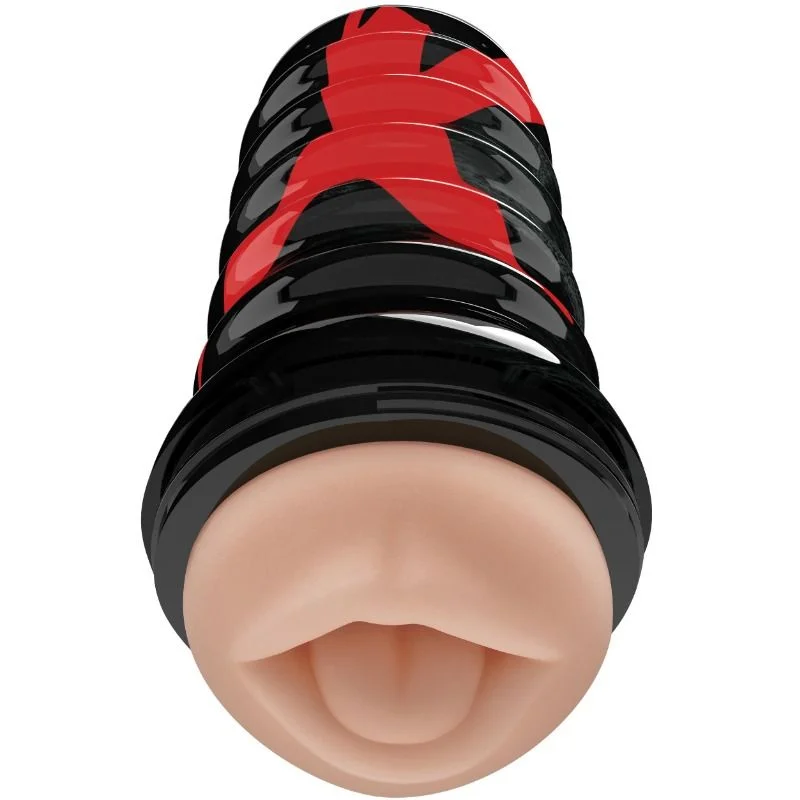 PDX Elite Air-Tight masturbatore orale bocca aspirazione