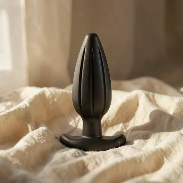 ElectraStim Silicone Noir Rocker plug grande 130 mm