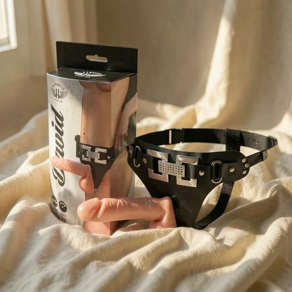 Attraction Harness Deluxe Vibrante imbracatura 18 cm vibrante