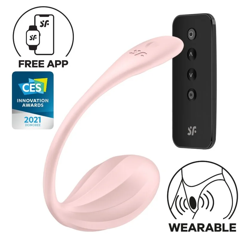 Satisfyer Ribbed Petal vibratore punto G rosa