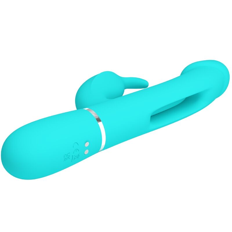 Pretty Love Dejon Licking vibratore verde acqua pulsante