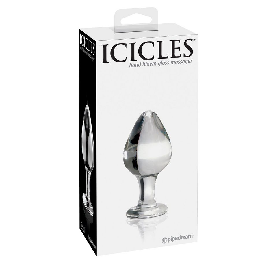 Icicles N. 25 plug anale in vetro borosilicato