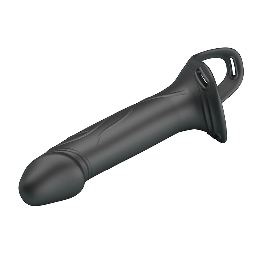 Pretty Love Landon strap-on cavo 18 cm nero silicone
