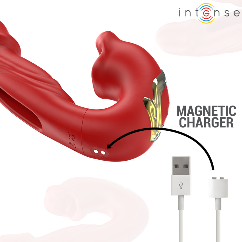 Intense Nathy vibratore succhia clitoride rosso