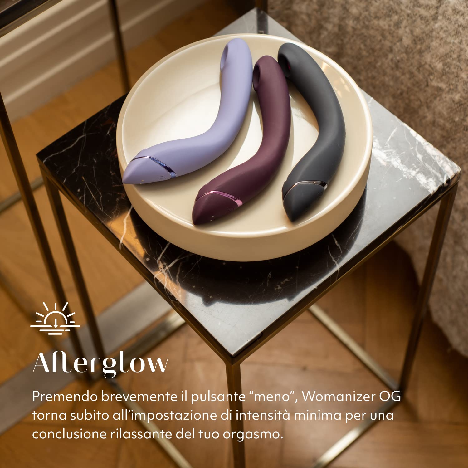 Womanizer OG stimolatore clitorideo grigio Pleasure Air