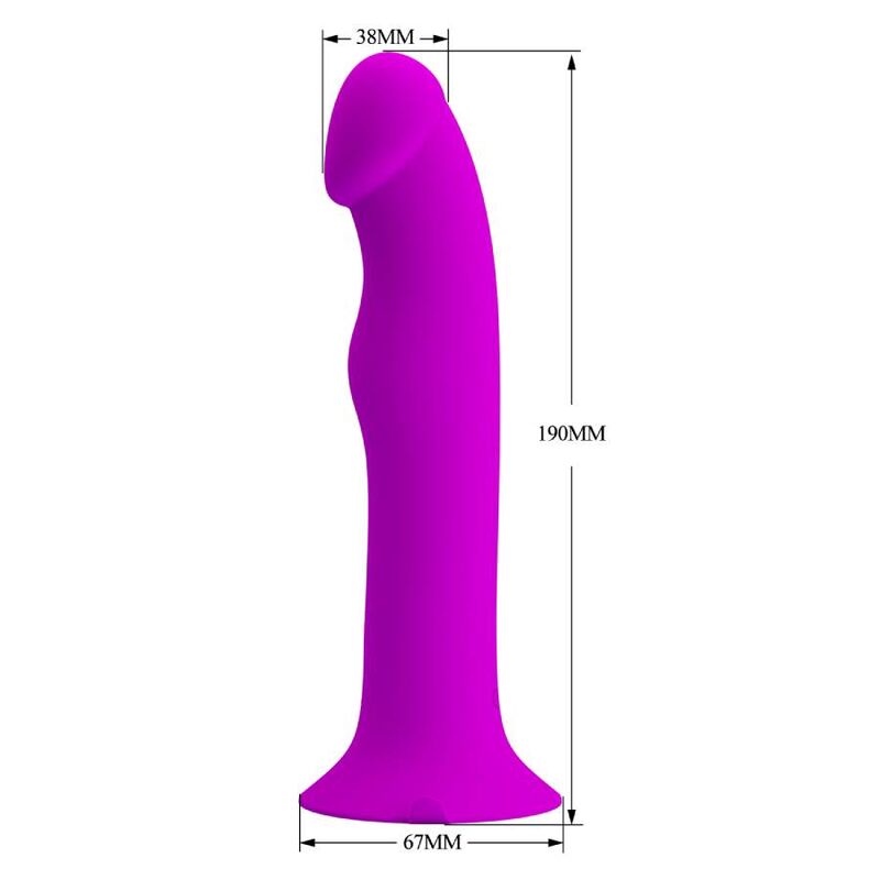 Pretty Love Murray vibratore ventosa viola ricaricabile