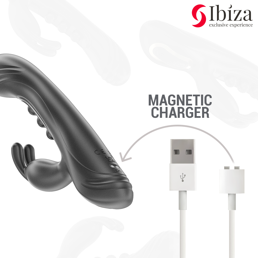 Frutille Ibiza Rabbit Pulsante vibratore doppio motore