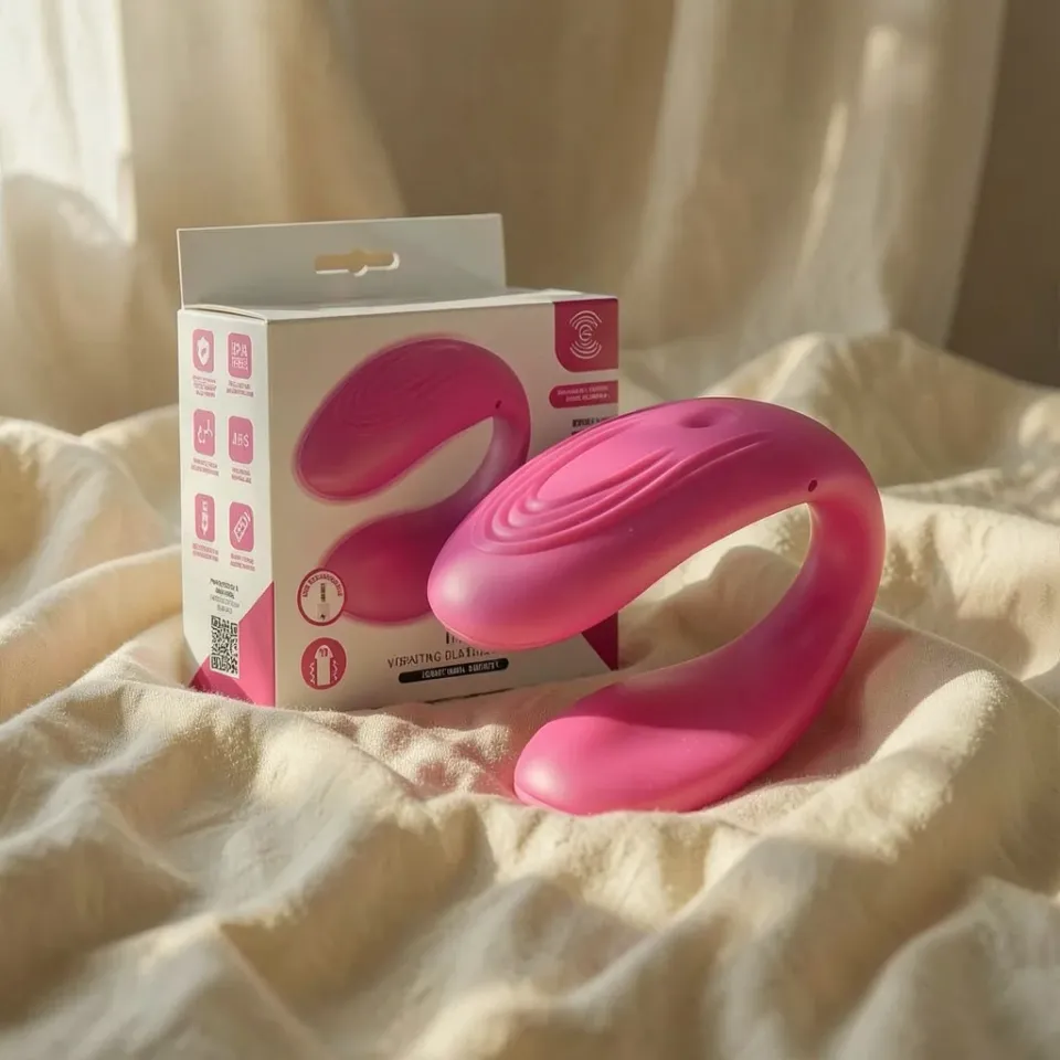 Intense Nora vibratore di coppia a U rosa 10 programmi