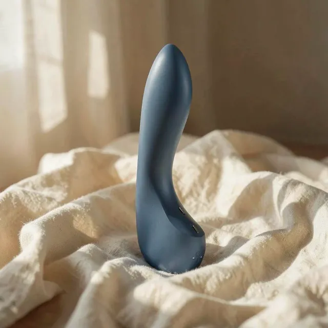 Satisfyer G-Spot Wave 4 vibratore punto G grigio scuro onde