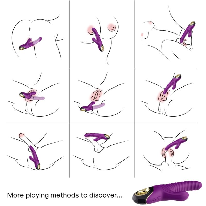 Armony Eternity Viola rabbit vibratore 18 modalità