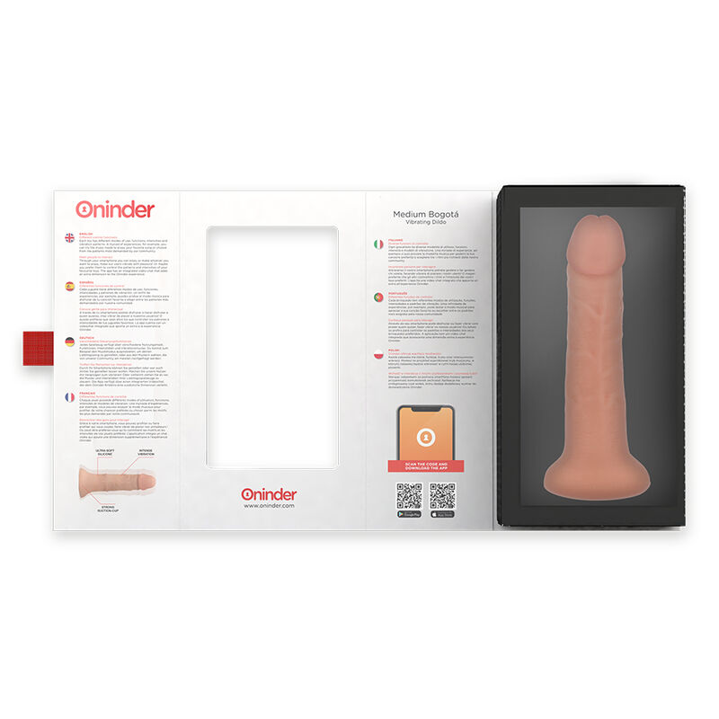 ONINDER Bogotá Medio dildo vibrante 20 cm app