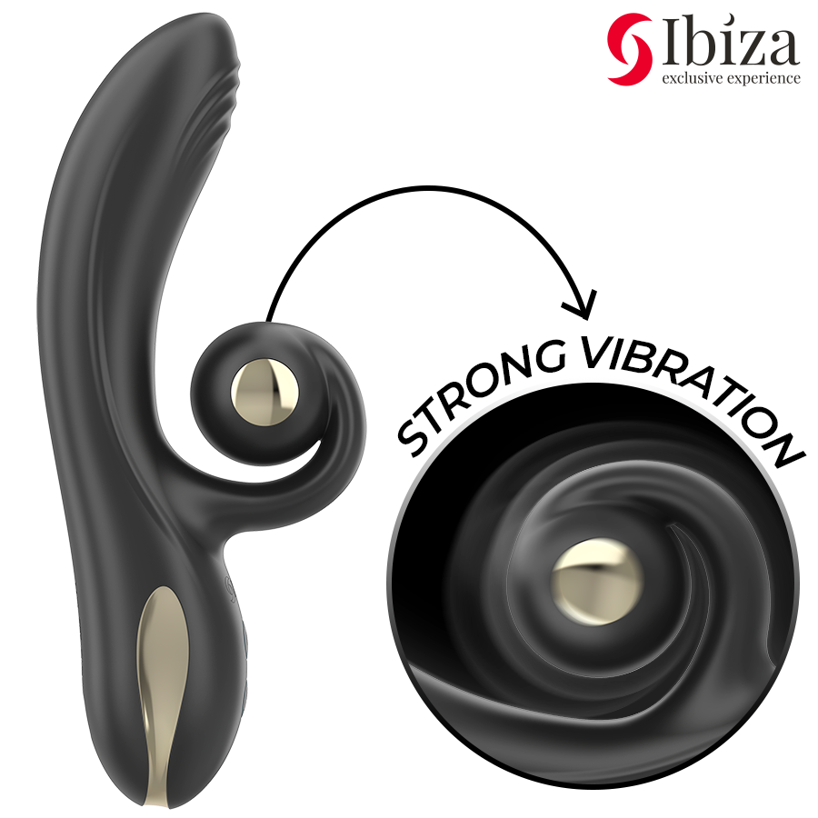 Ibiza Twister vibratore rotante silicone medicale