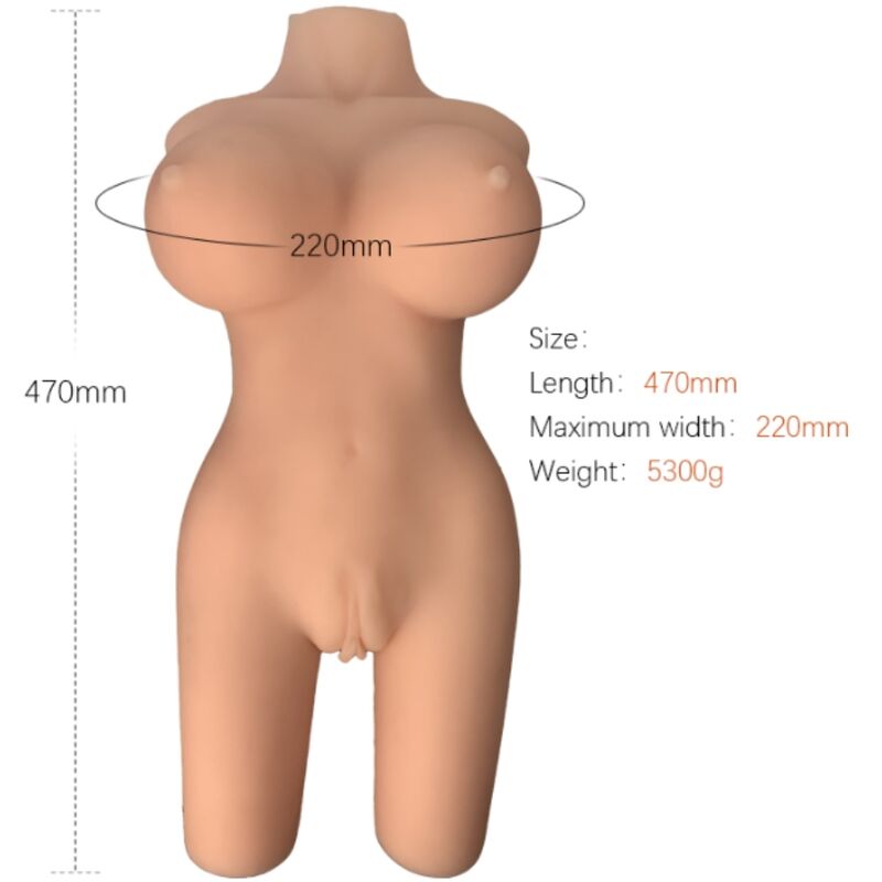 Armony Torso Modello 6 masturbatore torso TPE