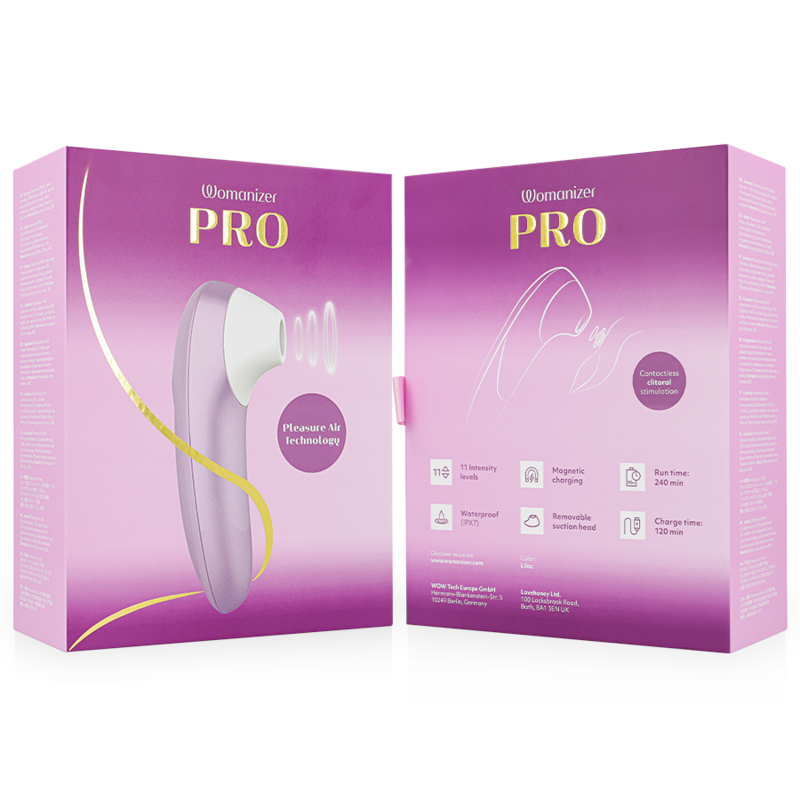 Womanizer Pro stimolatore clitorideo Lilla