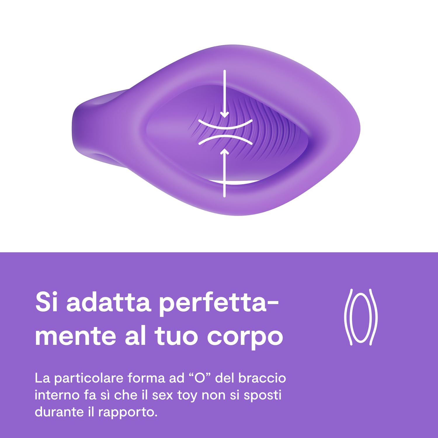We-Vibe Sync O vibratore di coppia viola con app