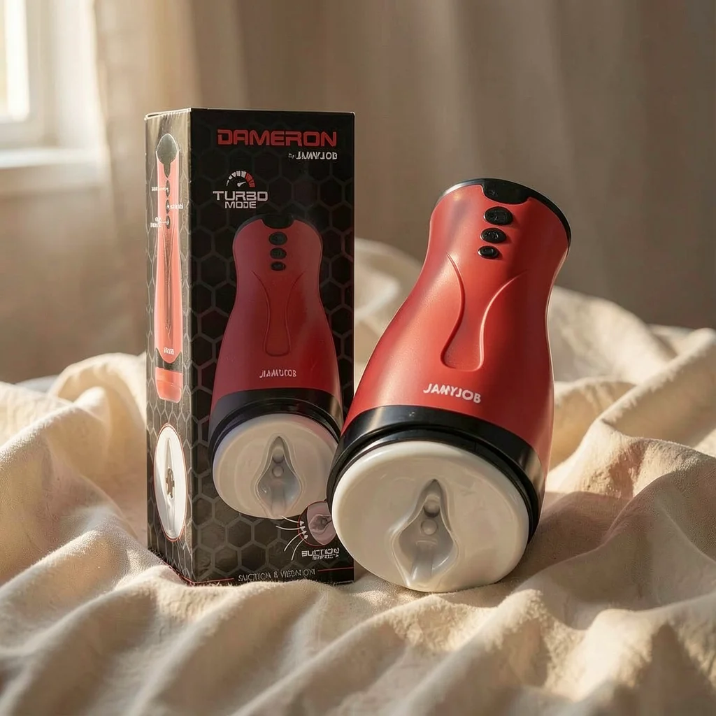 Jamyjob Dameron masturbatore aspirazione vibrazione Turbo