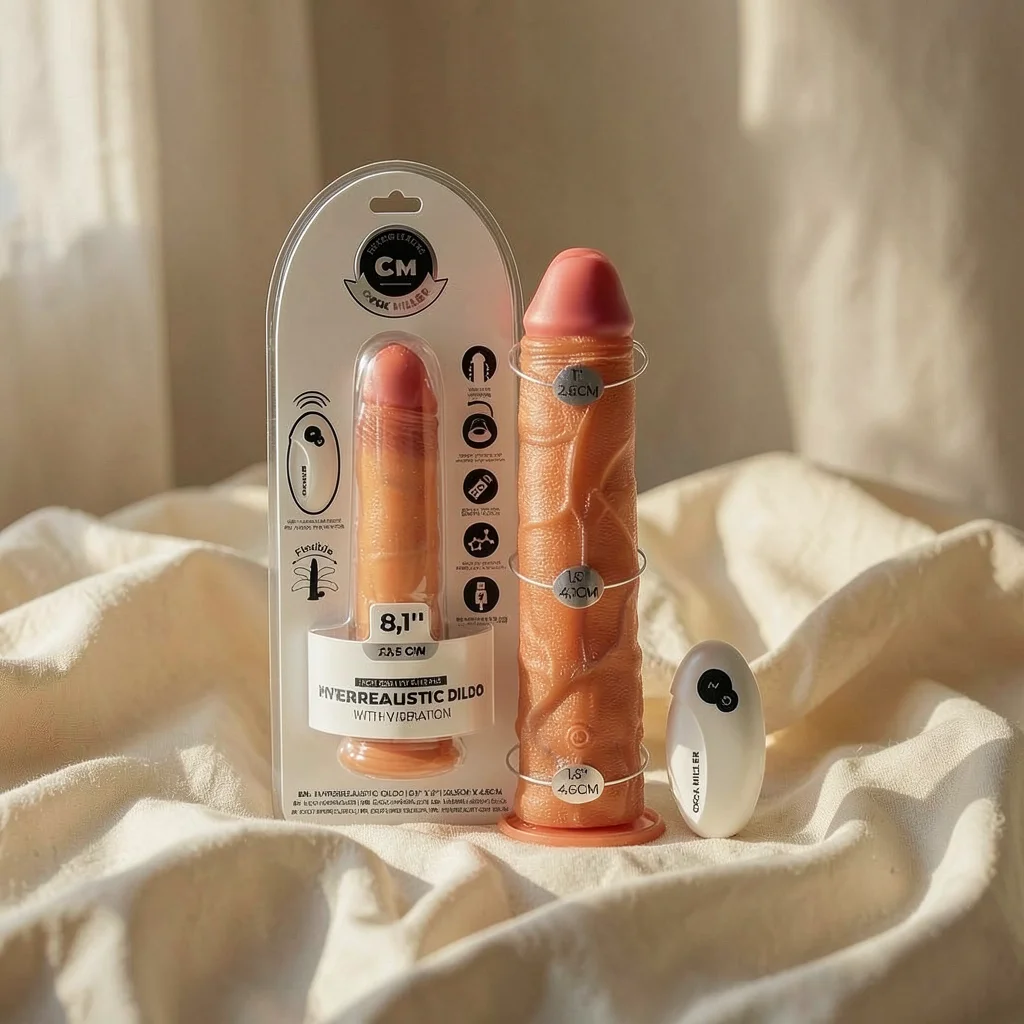 Cock Miller Realist Vibra 20,5 vibratore realistico con ventosa