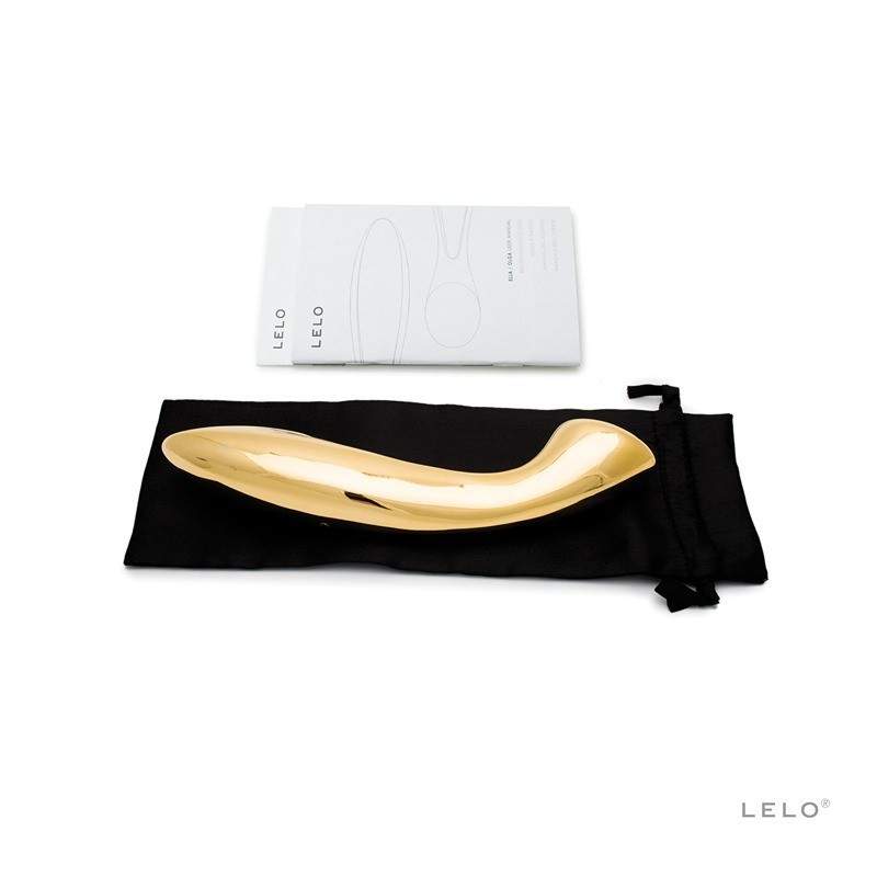 LELO Olga Oro dildo in acciaio 19,5 cm doppia estremità