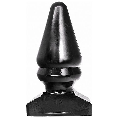 Frutille All Black plug anale conico 28,5 cm 11,5 cm