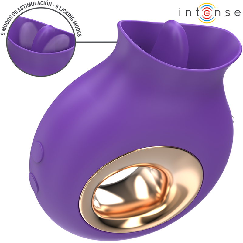 Intense Tuli stimolatore clitorideo viola oscillazione