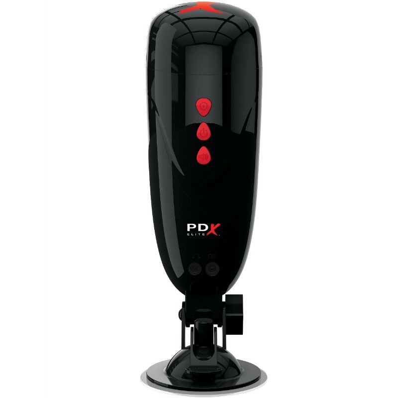 PDX Elite Dirty Talk Starter Stroker masturbatore vibrante