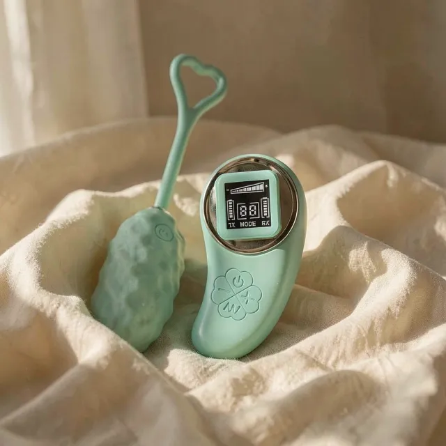 Pretty Love Vivian uovo vibrante verde coppia telecomando