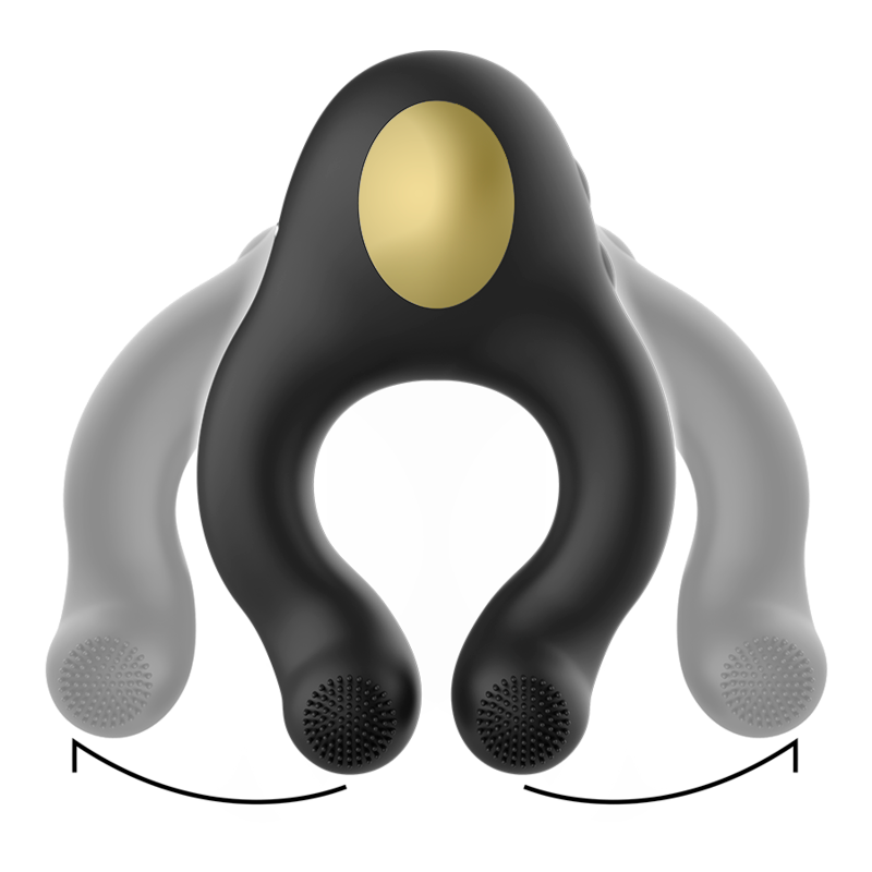 Armony Anello Vibrante Nero-Oro anello coppia 10 modi