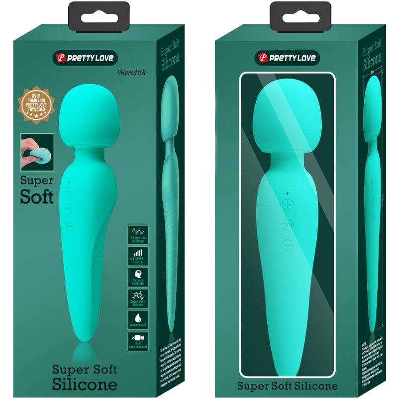Frutille Pretty Love Meredith vibratore verde acqua 12 modi