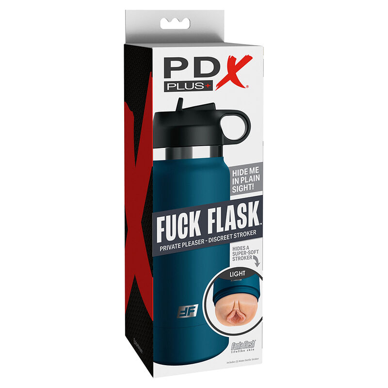 PDX Plus Fuck Flask masturbatore borraccia Flesh discreto