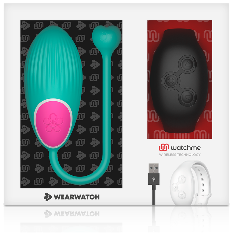 Wearwatch Egg Ovetto Vibrante Acquamarina Silicone Medicale