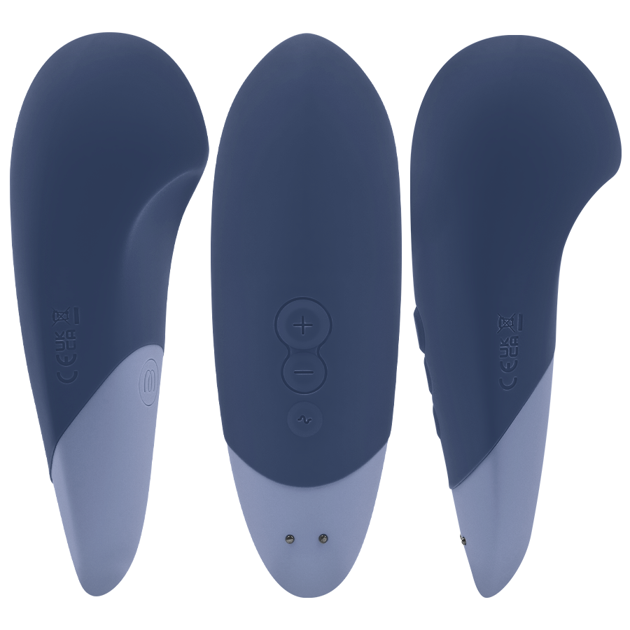 Womanizer Vibe stimolatore clitorideo blu scuro silenzioso