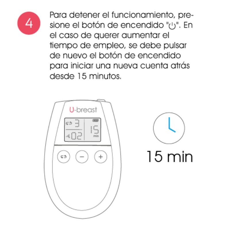 500 Cosmetics U-Breast elettrostimolatore seno con gel