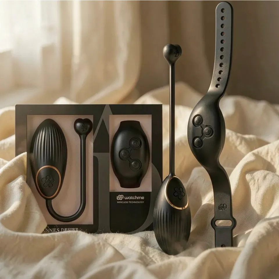 Anne's Desire WATCHME Egg Ovulo Vibrante Nero con Orologio