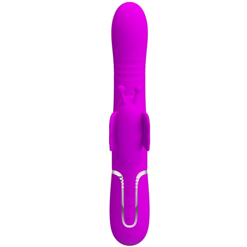 Pretty Love Farfalla 4 in 1 vibratore fucsia multifunzione