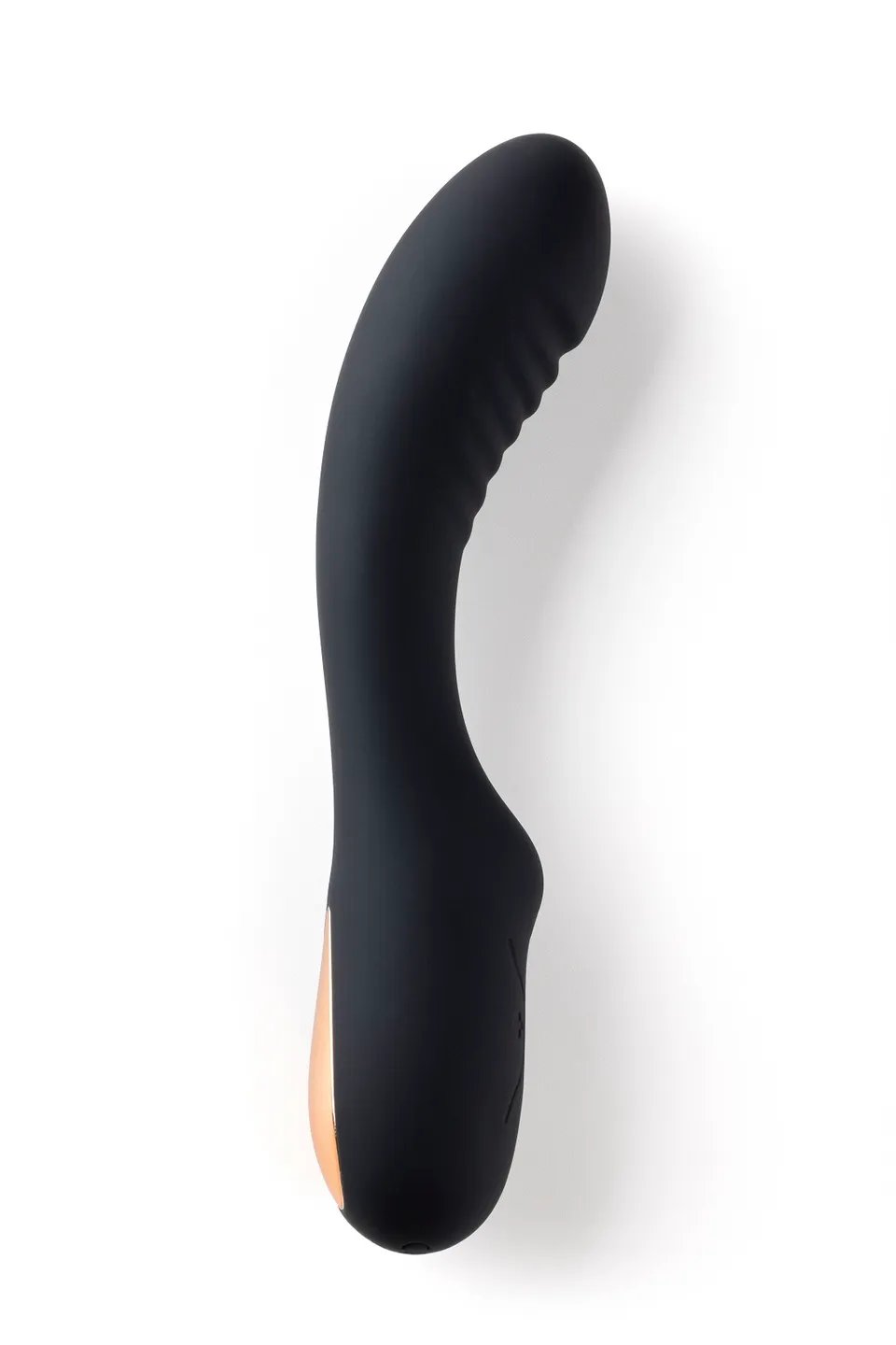 Love Hit by Virgite V5 vibratore ricaricabile nero curvo
