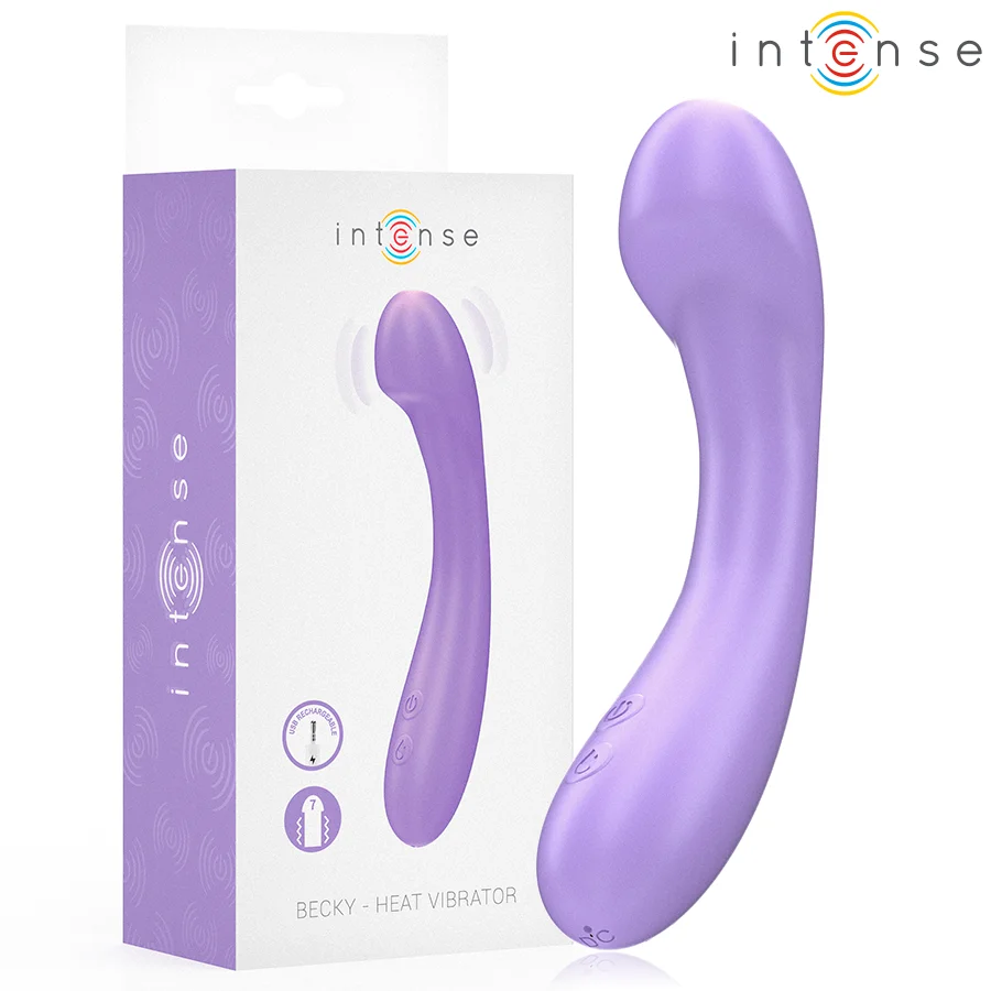 Frutille Becky Viola Intense vibratore riscaldante viola 19 cm