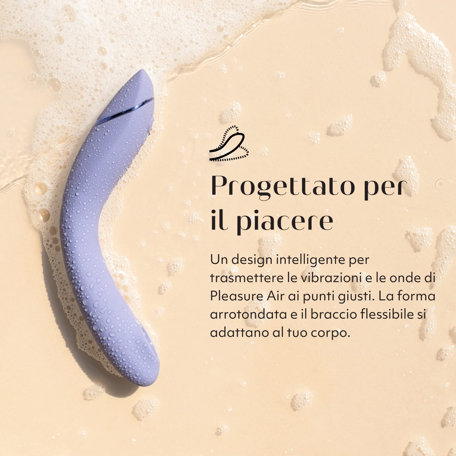 Womanizer OG stimolatore clitorideo lilla Pleasure Air