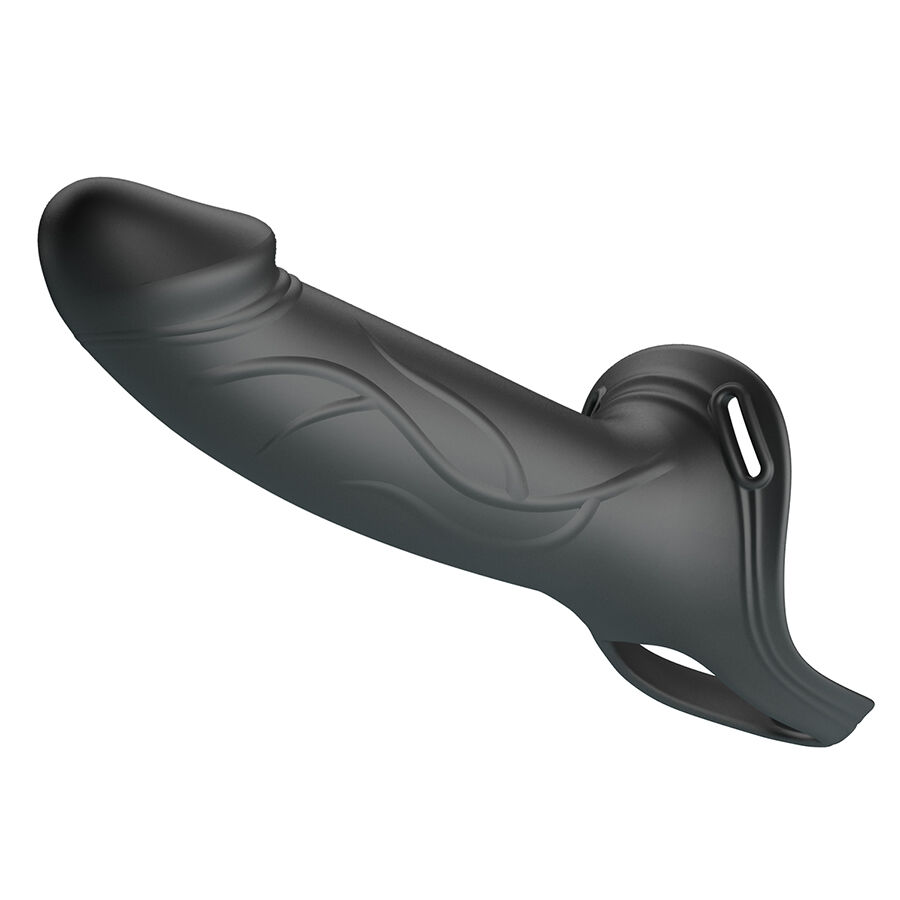 Pretty Love Landon strap-on cavo 18 cm nero silicone