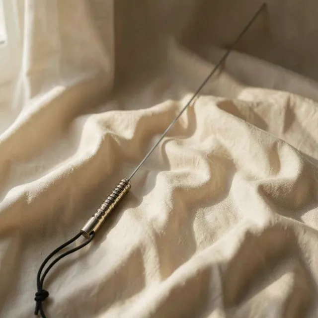 Metal Hard Bacchetta in Acciaio Frustino BDSM 75 cm
