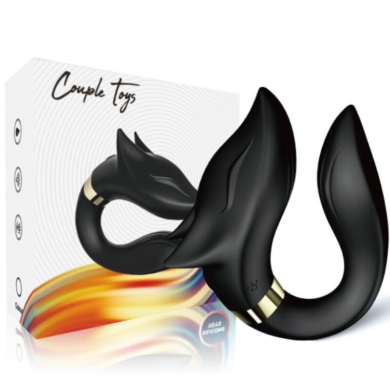 Armony Fox Vibratore di Coppia 18 Modi Nero