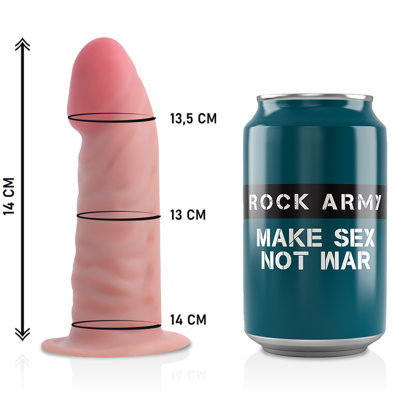 RockArmy Tiger Harness strap-on 14 cm doppia densità