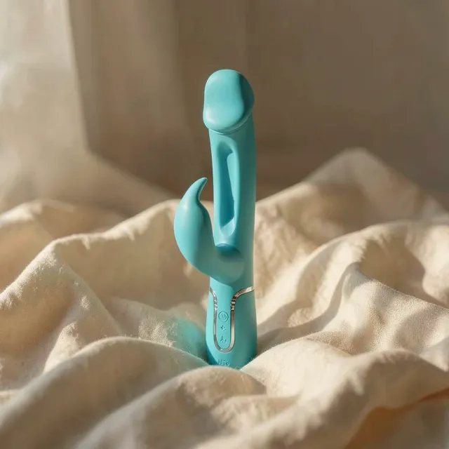 Pretty Love Dejon Licking vibratore verde acqua pulsante