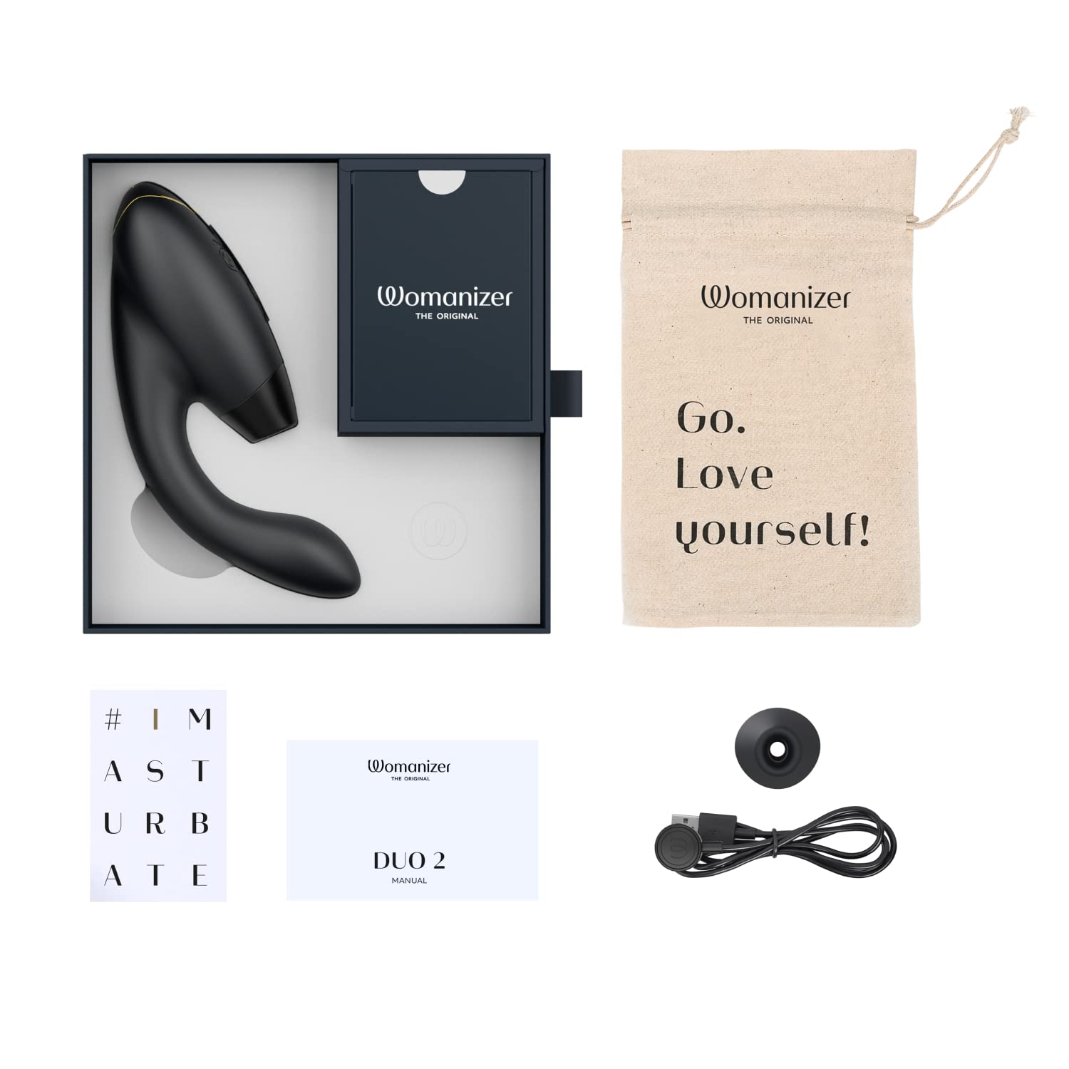 Womanizer Duo 2 Vibratore Punto G Nero 14 Intensità